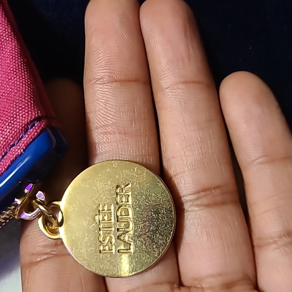 Estee Lauder astrology cosmetic bag with astrology stickers for hangtag - Picture 6 of 8